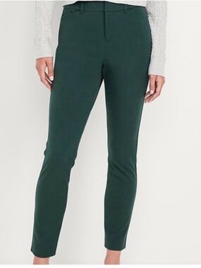 Women’s Old Navy Green Pixie Skinny Ankle High Ride Pants size 18